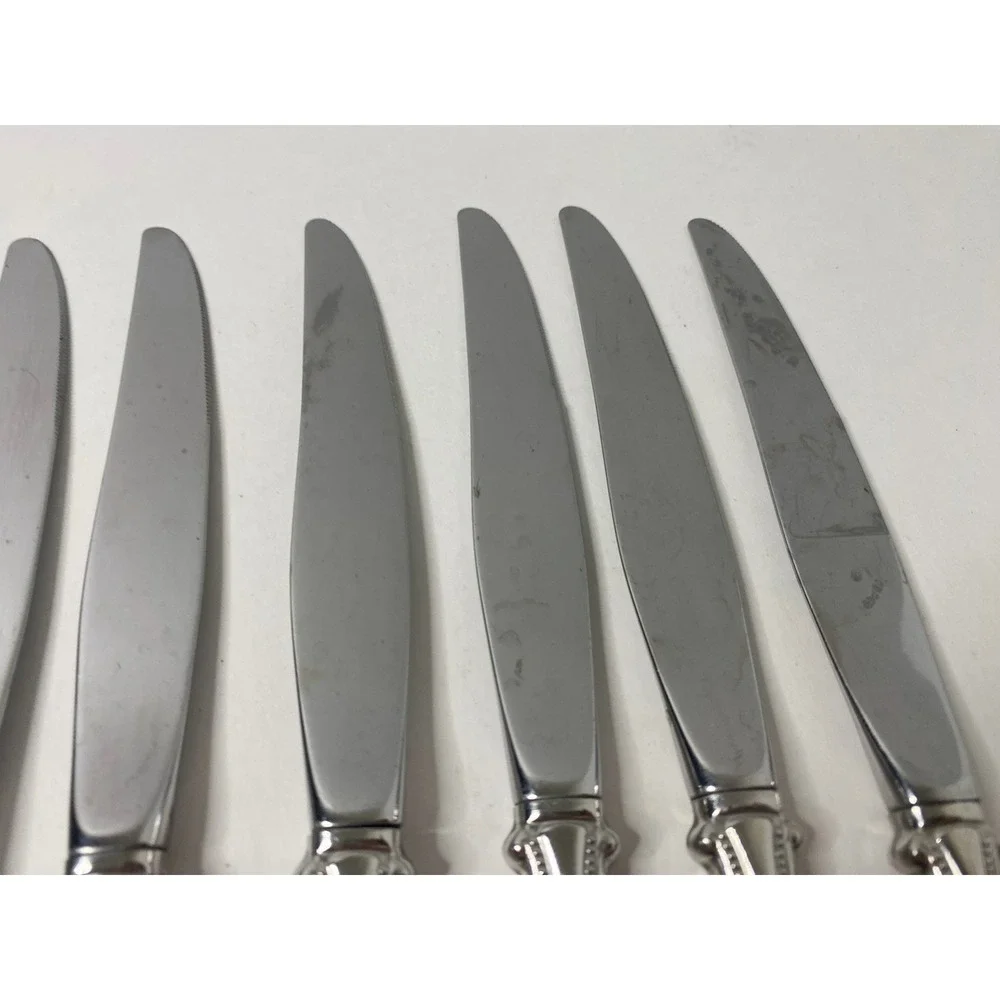 Lot of 8 Oneida Arbor-American Harmony Stainless Dinner Knives